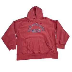 Vintage GAP Athletic Pullover Hoodie Sweatshirt RedUnisex Large